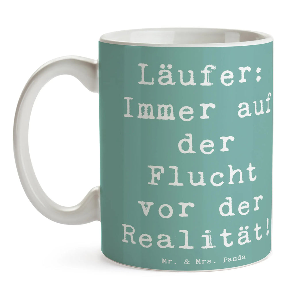 Tasse Spruch Laufen Realitätsflucht Tasse, Kaffeetasse, Teetasse, Becher, Kaffeebecher, Teebecher, Keramiktasse, Porzellantasse, Büro Tasse, Geschenk Tasse, Tasse Sprüche, Tasse Motive, Kaffeetassen, Tasse bedrucken, Designer Tasse, Cappuccino Tassen, Schöne Teetassen, Geschenk, Sport, Sportart, Hobby, Schenken, Danke, Dankeschön, Auszeichnung, Gewinn, Sportler