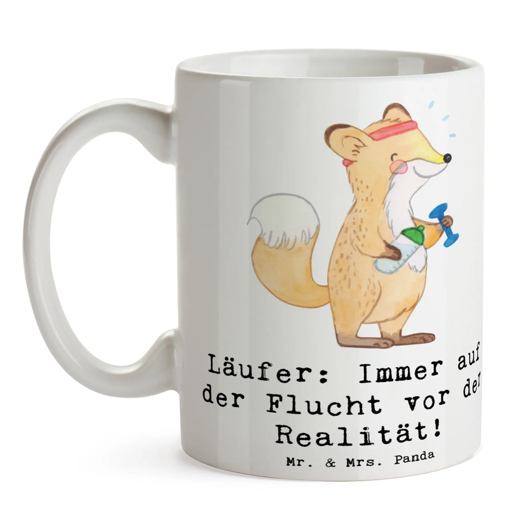 Tasse Laufen Realitätsflucht Tasse, Kaffeetasse, Teetasse, Becher, Kaffeebecher, Teebecher, Keramiktasse, Porzellantasse, Büro Tasse, Geschenk Tasse, Tasse Sprüche, Tasse Motive, Kaffeetassen, Tasse bedrucken, Designer Tasse, Cappuccino Tassen, Schöne Teetassen, Geschenk, Sport, Sportart, Hobby, Schenken, Danke, Dankeschön, Auszeichnung, Gewinn, Sportler