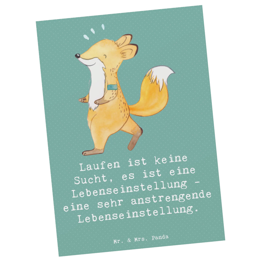 Postkarte Laufen ist keine Sucht, es ist eine Lebenseinstellung - eine sehr anstrengende Lebenseinstellung. Postkarte, Karte, Geschenkkarte, Grußkarte, Einladung, Ansichtskarte, Geburtstagskarte, Einladungskarte, Dankeskarte, Ansichtskarten, Einladung Geburtstag, Einladungskarten Geburtstag, Geschenk, Sport, Sportart, Hobby, Schenken, Danke, Dankeschön, Auszeichnung, Gewinn, Sportler