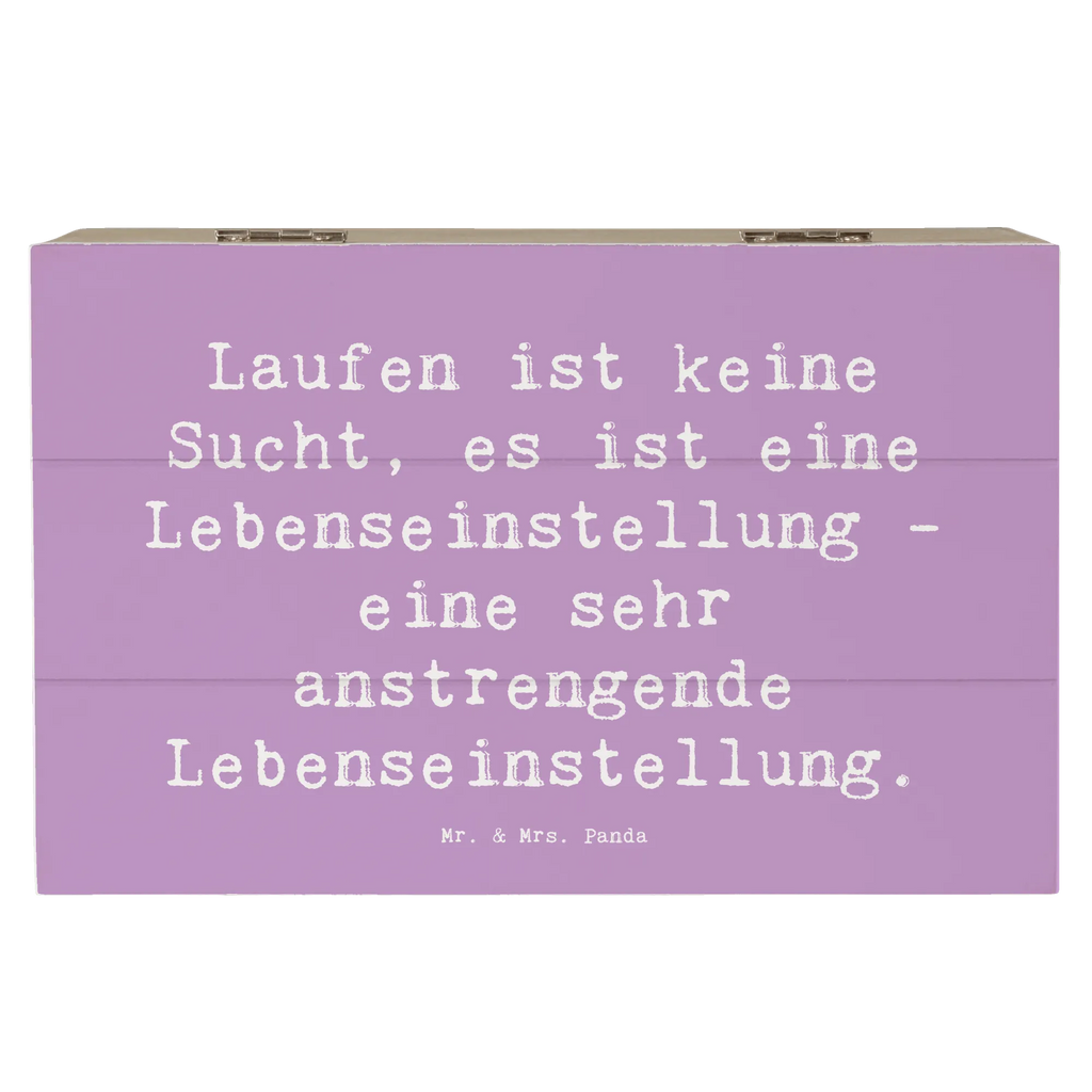 Holzkiste Spruch Laufen ist keine Sucht, es ist eine Lebenseinstellung - eine sehr anstrengende Lebenseinstellung. Holzkiste, Kiste, Schatzkiste, Truhe, Schatulle, XXL, Erinnerungsbox, Erinnerungskiste, Dekokiste, Aufbewahrungsbox, Geschenkbox, Geschenkdose, Geschenk, Sport, Sportart, Hobby, Schenken, Danke, Dankeschön, Auszeichnung, Gewinn, Sportler