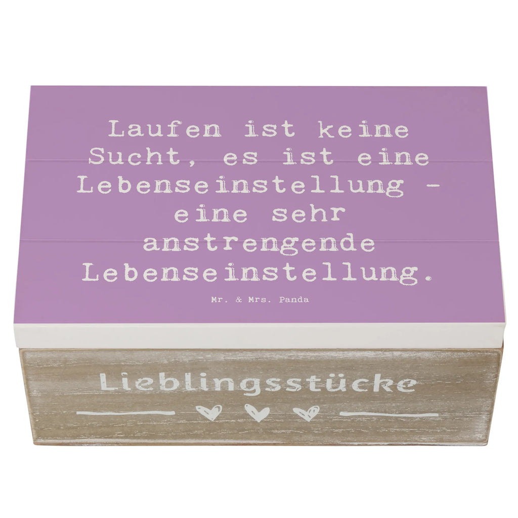 Holzkiste Spruch Laufen ist keine Sucht, es ist eine Lebenseinstellung - eine sehr anstrengende Lebenseinstellung. Holzkiste, Kiste, Schatzkiste, Truhe, Schatulle, XXL, Erinnerungsbox, Erinnerungskiste, Dekokiste, Aufbewahrungsbox, Geschenkbox, Geschenkdose, Geschenk, Sport, Sportart, Hobby, Schenken, Danke, Dankeschön, Auszeichnung, Gewinn, Sportler