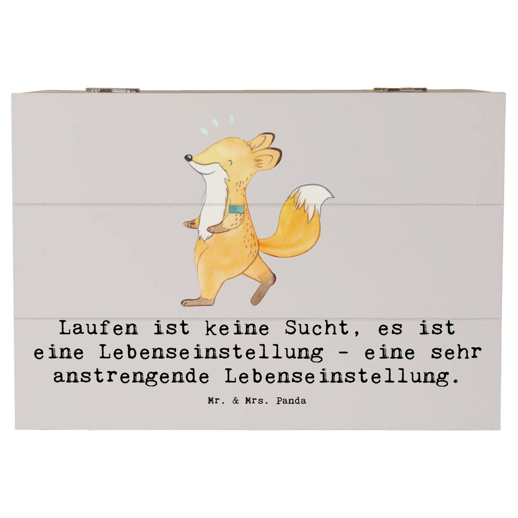 Holzkiste Laufen ist keine Sucht, es ist eine Lebenseinstellung - eine sehr anstrengende Lebenseinstellung. Holzkiste, Kiste, Schatzkiste, Truhe, Schatulle, XXL, Erinnerungsbox, Erinnerungskiste, Dekokiste, Aufbewahrungsbox, Geschenkbox, Geschenkdose, Geschenk, Sport, Sportart, Hobby, Schenken, Danke, Dankeschön, Auszeichnung, Gewinn, Sportler