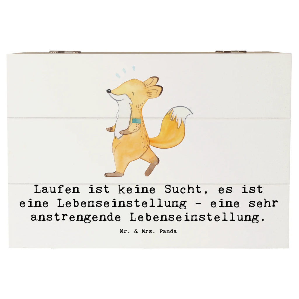 Holzkiste Laufen ist keine Sucht, es ist eine Lebenseinstellung - eine sehr anstrengende Lebenseinstellung. Holzkiste, Kiste, Schatzkiste, Truhe, Schatulle, XXL, Erinnerungsbox, Erinnerungskiste, Dekokiste, Aufbewahrungsbox, Geschenkbox, Geschenkdose, Geschenk, Sport, Sportart, Hobby, Schenken, Danke, Dankeschön, Auszeichnung, Gewinn, Sportler