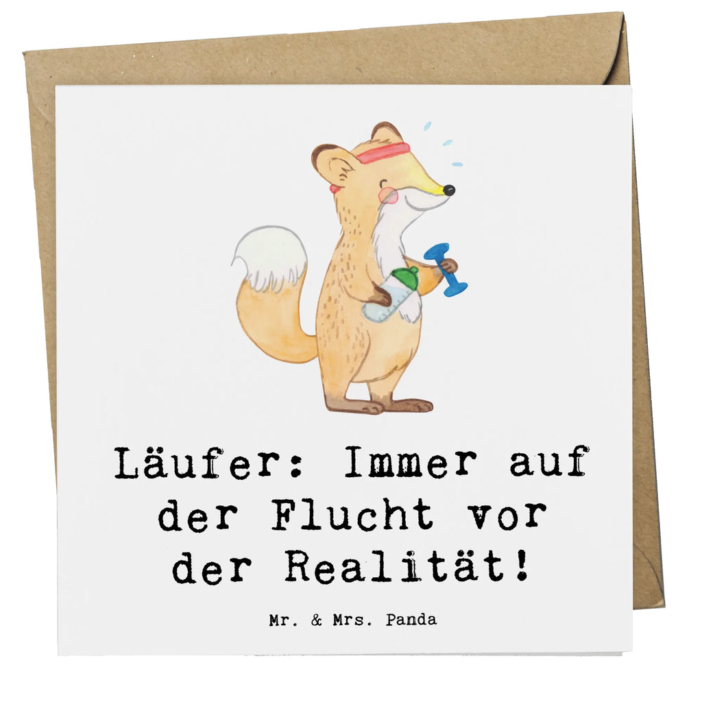 Deluxe Karte Laufen Realitätsflucht Karte, Grußkarte, Klappkarte, Einladungskarte, Glückwunschkarte, Hochzeitskarte, Geburtstagskarte, Hochwertige Grußkarte, Hochwertige Klappkarte, Geschenk, Sport, Sportart, Hobby, Schenken, Danke, Dankeschön, Auszeichnung, Gewinn, Sportler