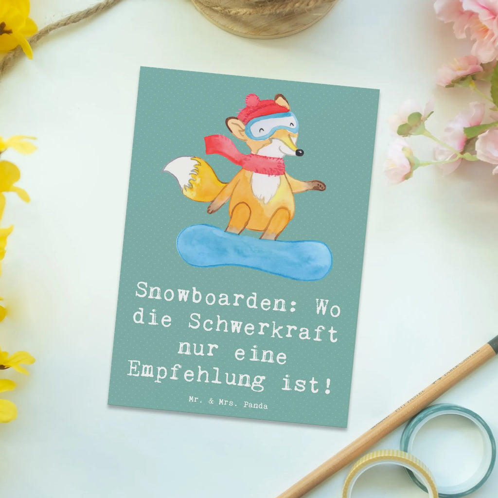 Postkarte Snowboarden: Wo die Schwerkraft nur eine Empfehlung ist! Postkarte, Karte, Geschenkkarte, Grußkarte, Einladung, Ansichtskarte, Geburtstagskarte, Einladungskarte, Dankeskarte, Ansichtskarten, Einladung Geburtstag, Einladungskarten Geburtstag, Geschenk, Sport, Sportart, Hobby, Schenken, Danke, Dankeschön, Auszeichnung, Gewinn, Sportler