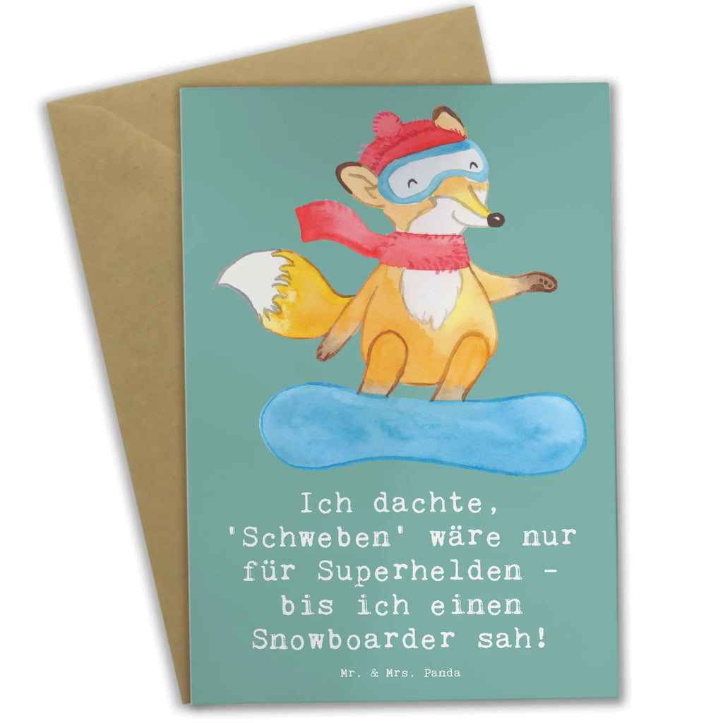 Grußkarte Snowboarden Zauber Grußkarte, Klappkarte, Einladungskarte, Glückwunschkarte, Hochzeitskarte, Geburtstagskarte, Karte, Ansichtskarten, Geschenk, Sport, Sportart, Hobby, Schenken, Danke, Dankeschön, Auszeichnung, Gewinn, Sportler