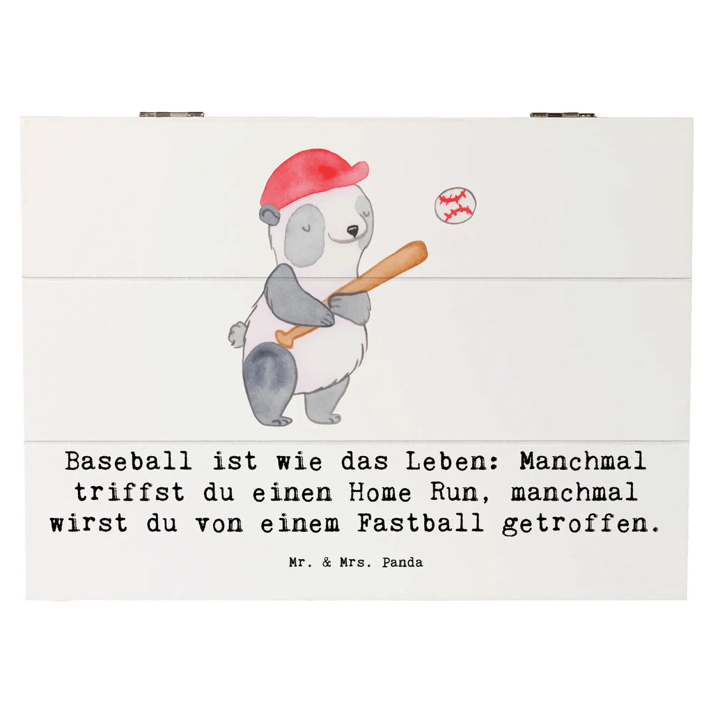 Holzkiste Baseball Leben Holzkiste, Kiste, Schatzkiste, Truhe, Schatulle, XXL, Erinnerungsbox, Erinnerungskiste, Dekokiste, Aufbewahrungsbox, Geschenkbox, Geschenkdose, Geschenk, Sport, Sportart, Hobby, Schenken, Danke, Dankeschön, Auszeichnung, Gewinn, Sportler