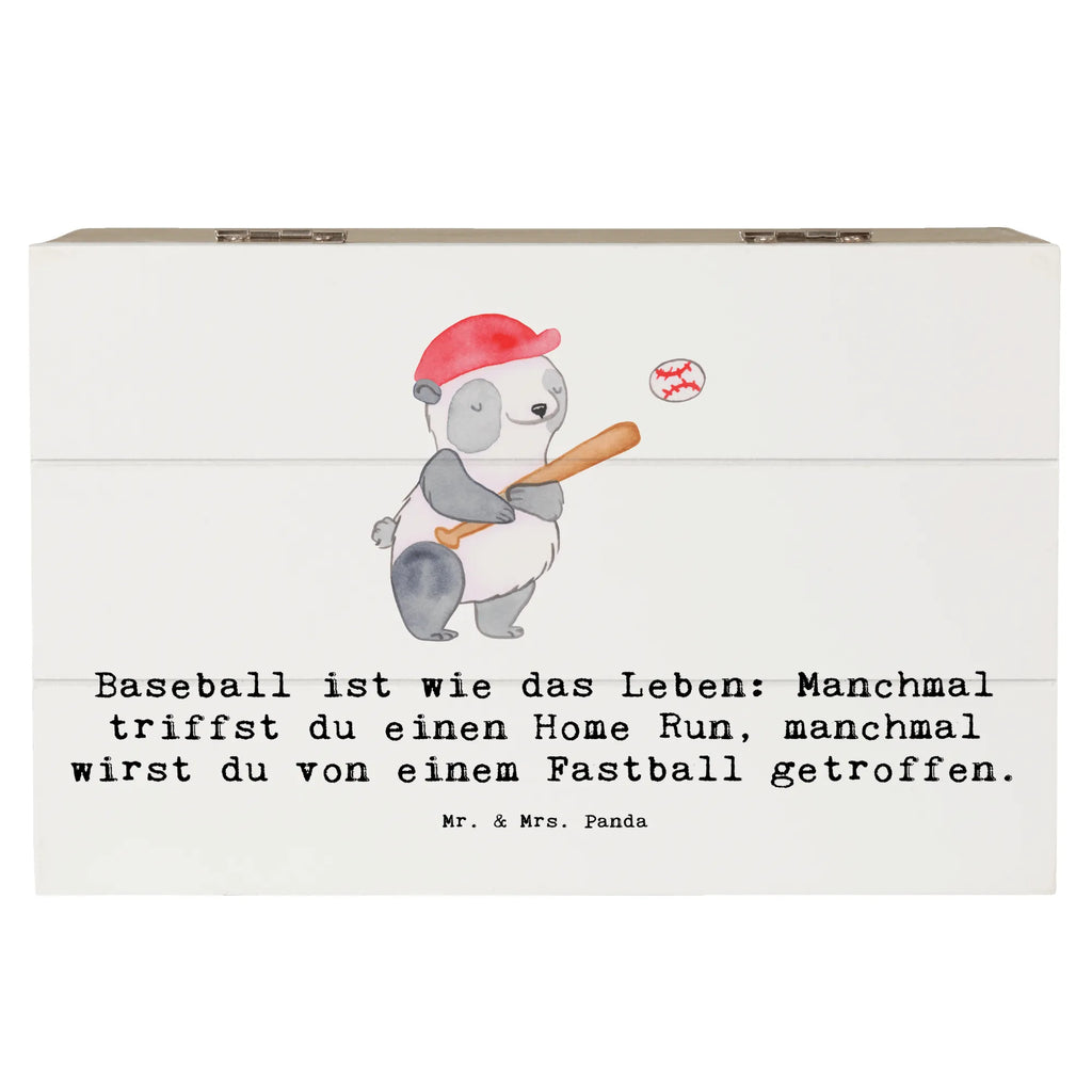 Holzkiste Baseball Leben Holzkiste, Kiste, Schatzkiste, Truhe, Schatulle, XXL, Erinnerungsbox, Erinnerungskiste, Dekokiste, Aufbewahrungsbox, Geschenkbox, Geschenkdose, Geschenk, Sport, Sportart, Hobby, Schenken, Danke, Dankeschön, Auszeichnung, Gewinn, Sportler