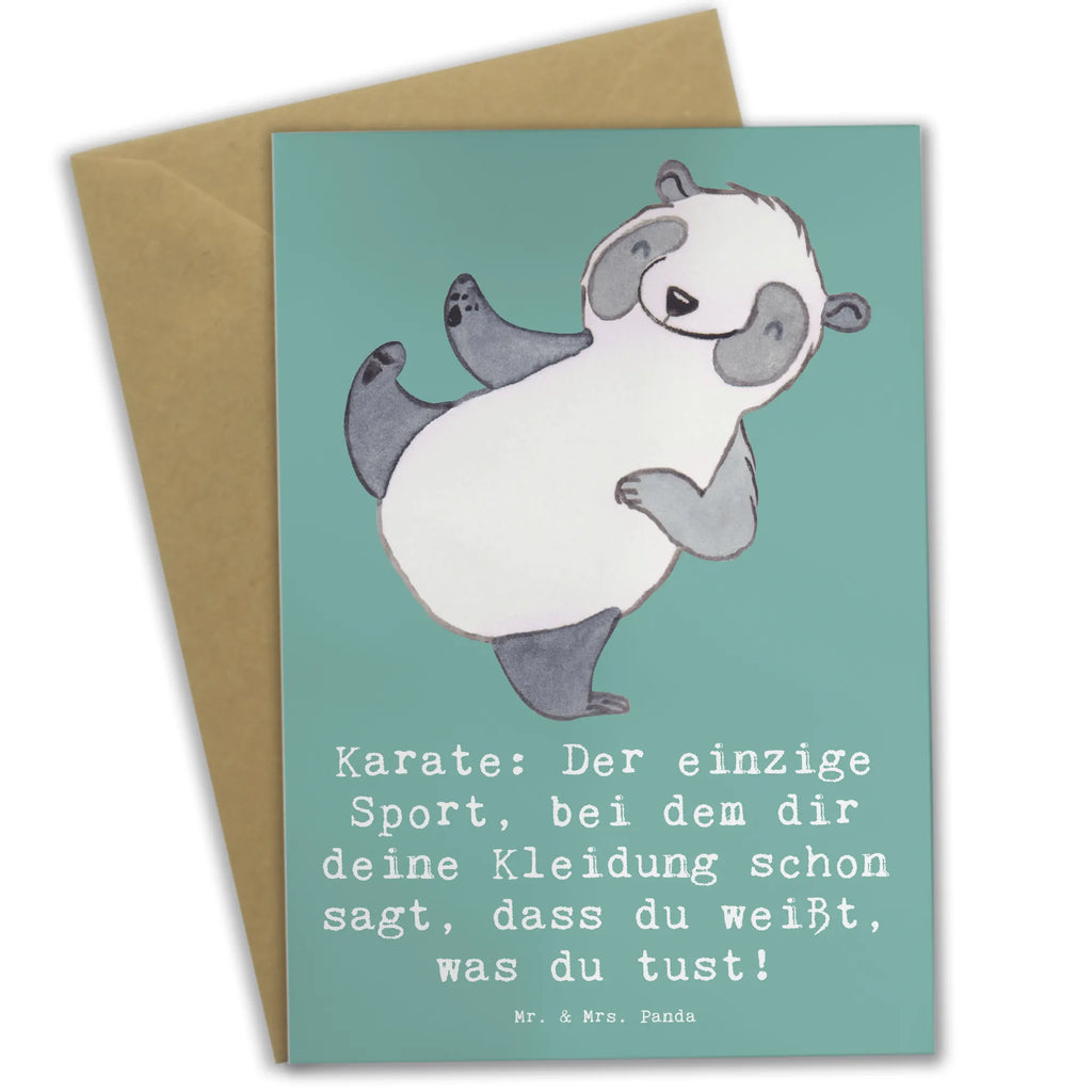 Grußkarte Karate Kleidung Grußkarte, Klappkarte, Einladungskarte, Glückwunschkarte, Hochzeitskarte, Geburtstagskarte, Karte, Ansichtskarten, Geschenk, Sport, Sportart, Hobby, Schenken, Danke, Dankeschön, Auszeichnung, Gewinn, Sportler