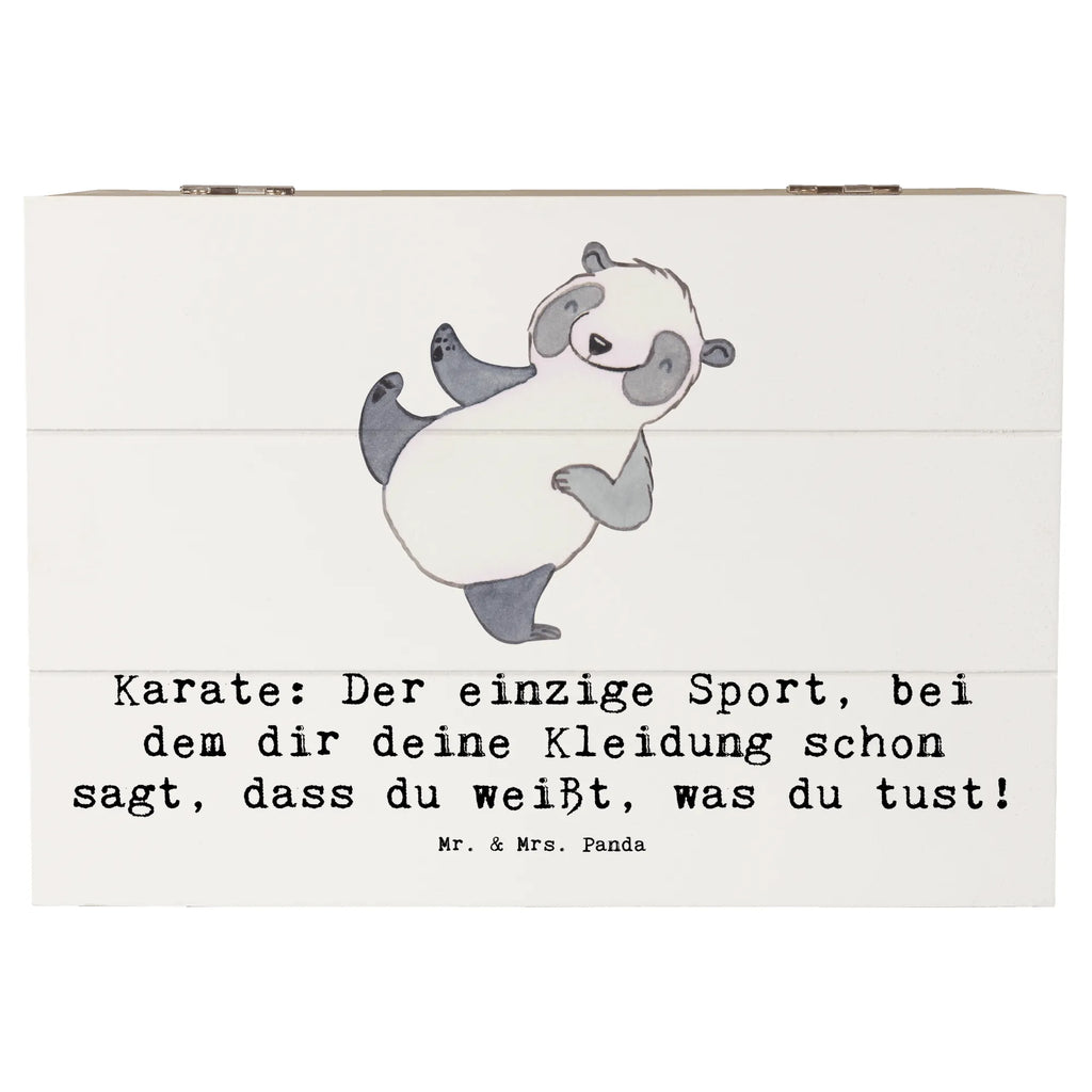 Holzkiste Karate Kleidung Holzkiste, Kiste, Schatzkiste, Truhe, Schatulle, XXL, Erinnerungsbox, Erinnerungskiste, Dekokiste, Aufbewahrungsbox, Geschenkbox, Geschenkdose, Geschenk, Sport, Sportart, Hobby, Schenken, Danke, Dankeschön, Auszeichnung, Gewinn, Sportler