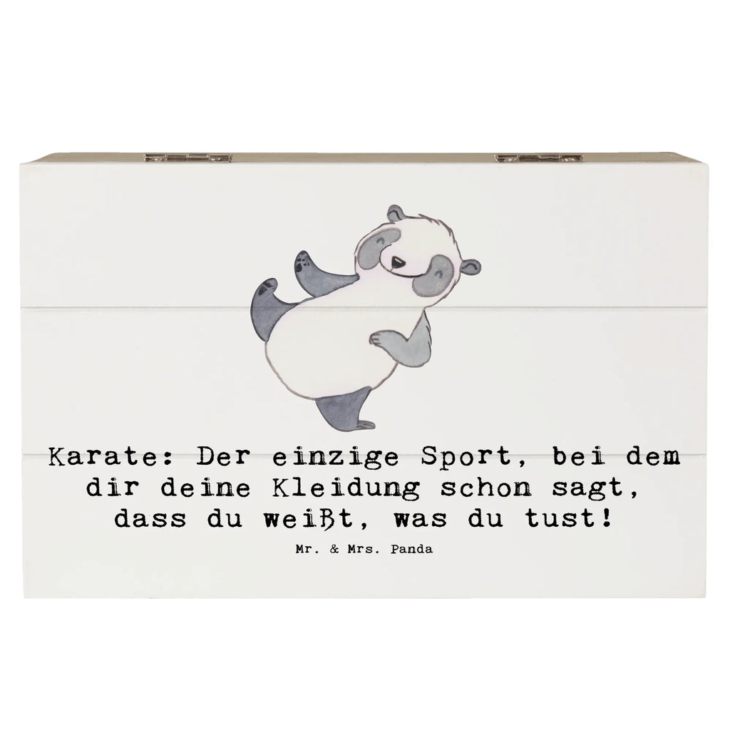 Holzkiste Karate Kleidung Holzkiste, Kiste, Schatzkiste, Truhe, Schatulle, XXL, Erinnerungsbox, Erinnerungskiste, Dekokiste, Aufbewahrungsbox, Geschenkbox, Geschenkdose, Geschenk, Sport, Sportart, Hobby, Schenken, Danke, Dankeschön, Auszeichnung, Gewinn, Sportler