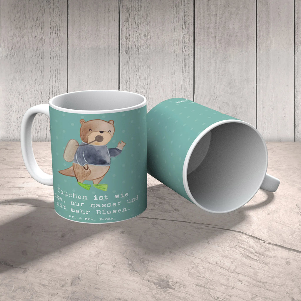 Tasse Tauchen Yoga Tasse, Kaffeetasse, Teetasse, Becher, Kaffeebecher, Teebecher, Keramiktasse, Porzellantasse, Büro Tasse, Geschenk Tasse, Tasse Sprüche, Tasse Motive, Kaffeetassen, Tasse bedrucken, Designer Tasse, Cappuccino Tassen, Schöne Teetassen, Geschenk, Sport, Sportart, Hobby, Schenken, Danke, Dankeschön, Auszeichnung, Gewinn, Sportler