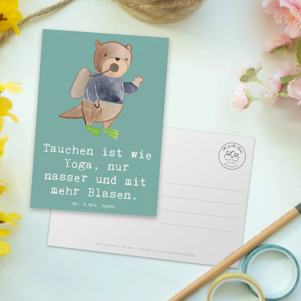 Postkarte Tauchen Yoga Postkarte, Karte, Geschenkkarte, Grußkarte, Einladung, Ansichtskarte, Geburtstagskarte, Einladungskarte, Dankeskarte, Ansichtskarten, Einladung Geburtstag, Einladungskarten Geburtstag, Geschenk, Sport, Sportart, Hobby, Schenken, Danke, Dankeschön, Auszeichnung, Gewinn, Sportler