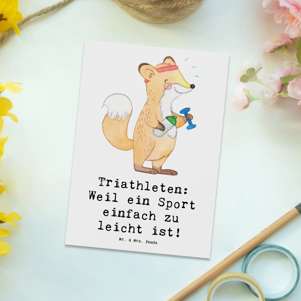 Postkarte Triathlon Helden Postkarte, Karte, Geschenkkarte, Grußkarte, Einladung, Ansichtskarte, Geburtstagskarte, Einladungskarte, Dankeskarte, Ansichtskarten, Einladung Geburtstag, Einladungskarten Geburtstag, Geschenk, Sport, Sportart, Hobby, Schenken, Danke, Dankeschön, Auszeichnung, Gewinn, Sportler