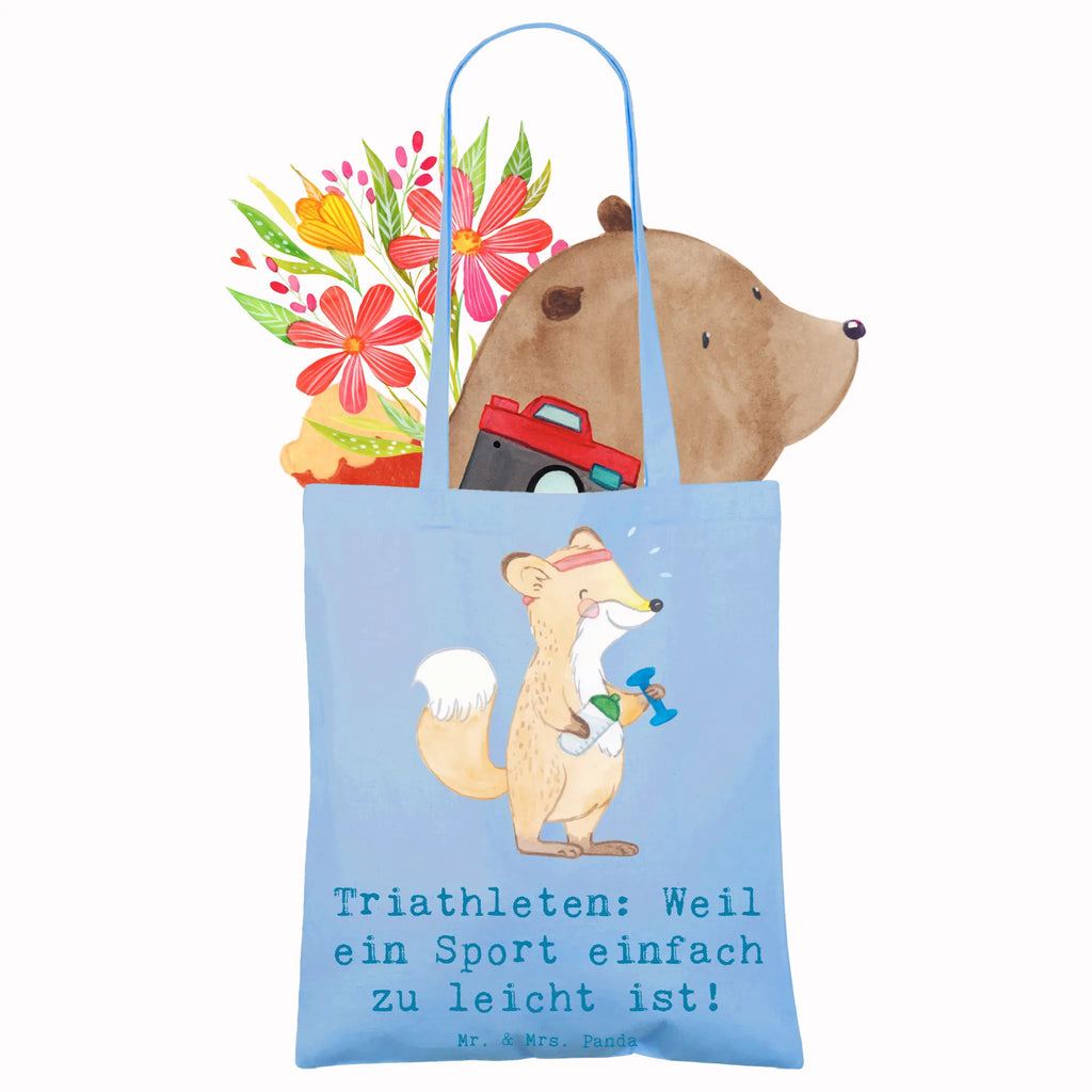 Tragetasche Triathlon Helden Beuteltasche, Beutel, Einkaufstasche, Jutebeutel, Stoffbeutel, Tasche, Shopper, Umhängetasche, Strandtasche, Schultertasche, Stofftasche, Tragetasche, Badetasche, Jutetasche, Einkaufstüte, Laptoptasche, Geschenk, Sport, Sportart, Hobby, Schenken, Danke, Dankeschön, Auszeichnung, Gewinn, Sportler