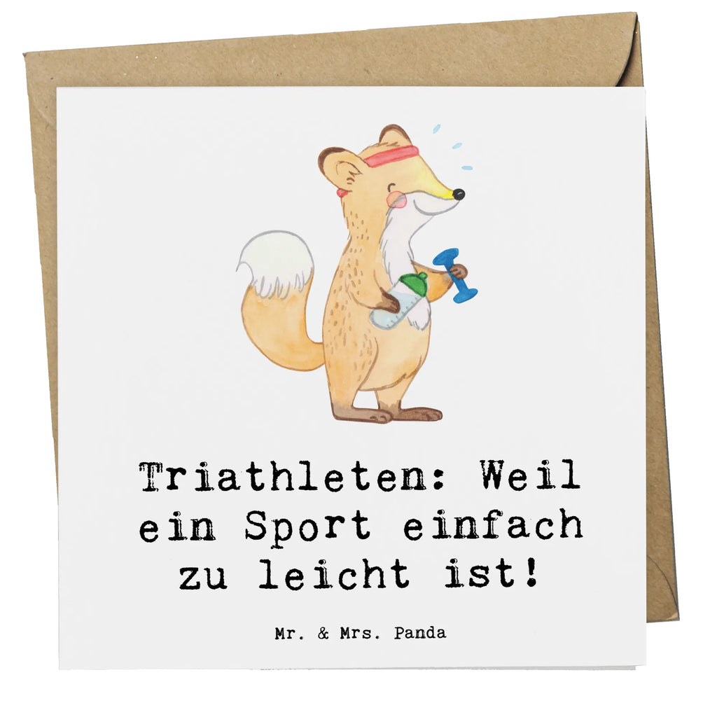 Deluxe Karte Triathlon Helden Karte, Grußkarte, Klappkarte, Einladungskarte, Glückwunschkarte, Hochzeitskarte, Geburtstagskarte, Hochwertige Grußkarte, Hochwertige Klappkarte, Geschenk, Sport, Sportart, Hobby, Schenken, Danke, Dankeschön, Auszeichnung, Gewinn, Sportler