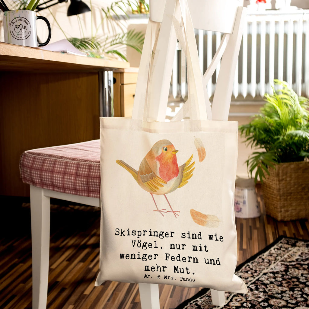 Tragetasche Skispringen Mut Beuteltasche, Beutel, Einkaufstasche, Jutebeutel, Stoffbeutel, Tasche, Shopper, Umhängetasche, Strandtasche, Schultertasche, Stofftasche, Tragetasche, Badetasche, Jutetasche, Einkaufstüte, Laptoptasche, Geschenk, Sport, Sportart, Hobby, Schenken, Danke, Dankeschön, Auszeichnung, Gewinn, Sportler