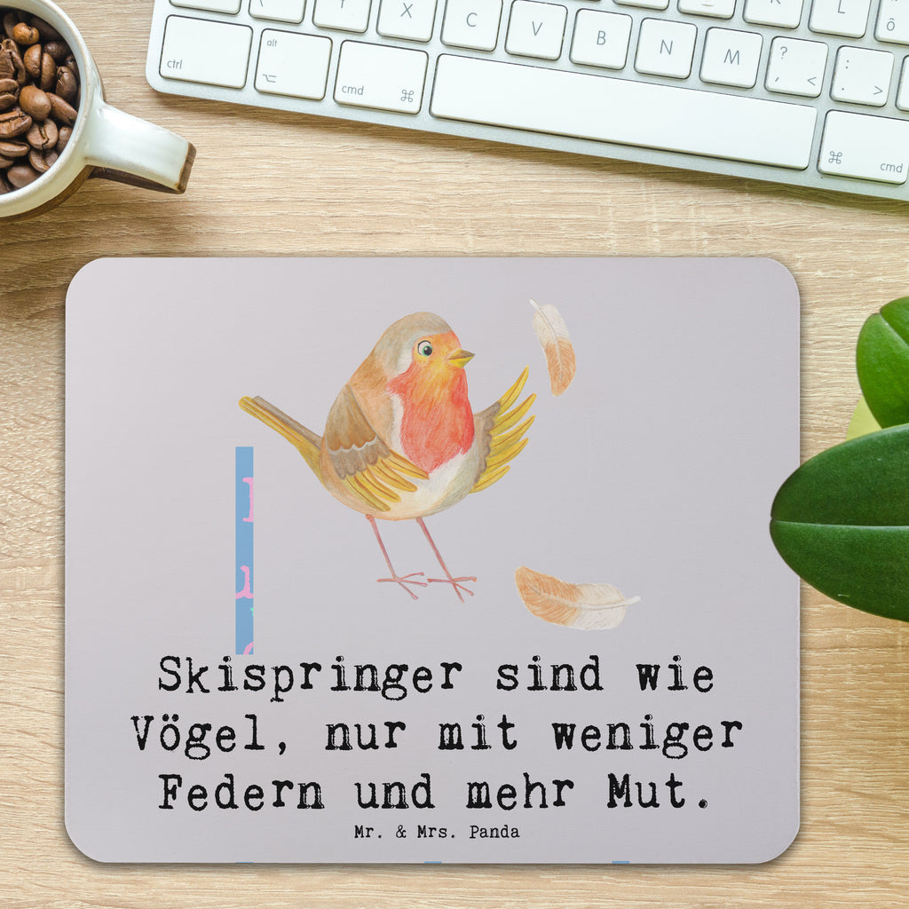 Mauspad Skispringen Mut Mousepad, Computer zubehör, Büroausstattung, PC Zubehör, Arbeitszimmer, Mauspad, Einzigartiges Mauspad, Designer Mauspad, Mausunterlage, Mauspad Büro, Geschenk, Sport, Sportart, Hobby, Schenken, Danke, Dankeschön, Auszeichnung, Gewinn, Sportler