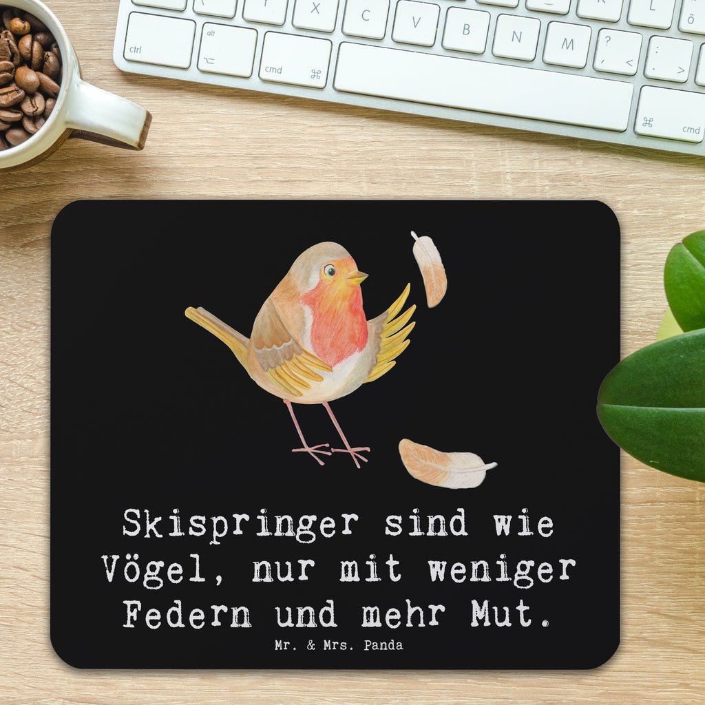 Mauspad Skispringen Mut Mousepad, Computer zubehör, Büroausstattung, PC Zubehör, Arbeitszimmer, Mauspad, Einzigartiges Mauspad, Designer Mauspad, Mausunterlage, Mauspad Büro, Geschenk, Sport, Sportart, Hobby, Schenken, Danke, Dankeschön, Auszeichnung, Gewinn, Sportler