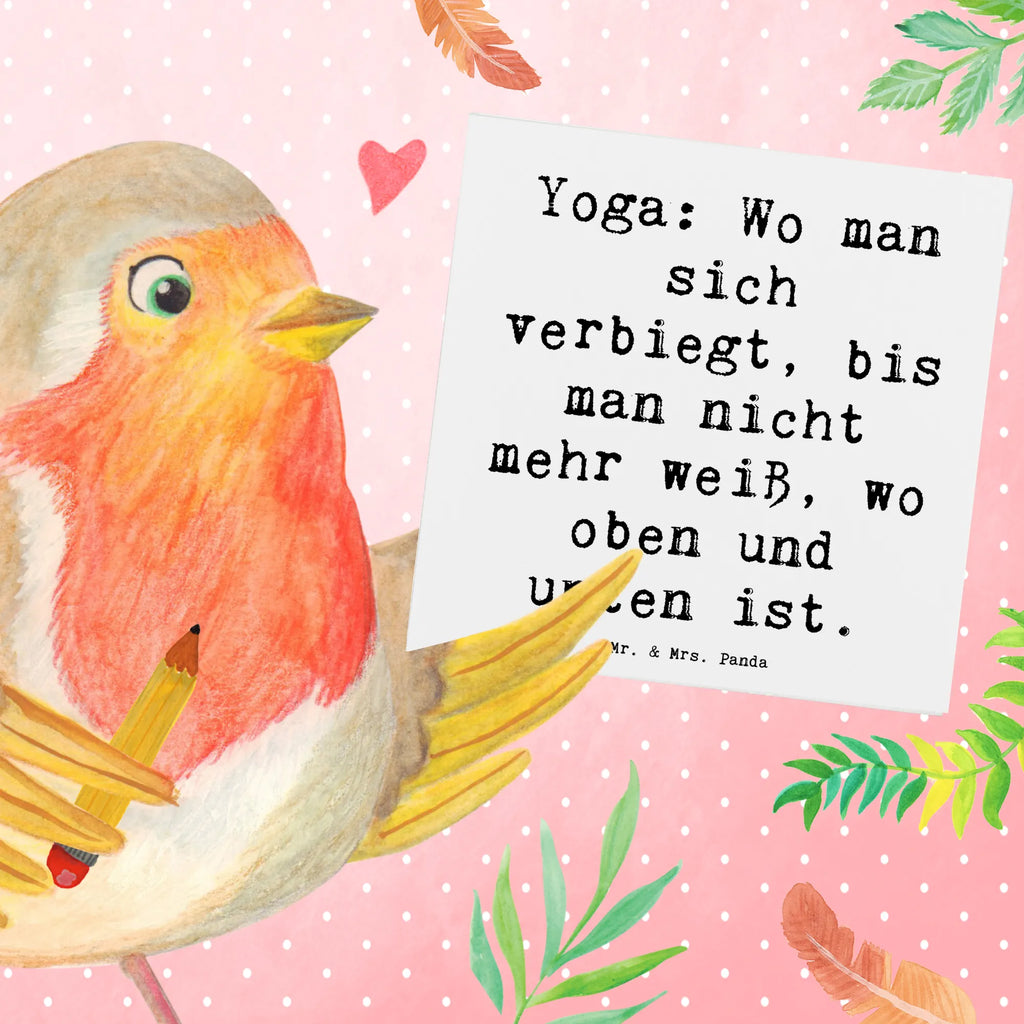 Deluxe Karte Spruch Yoga Balance Karte, Grußkarte, Klappkarte, Einladungskarte, Glückwunschkarte, Hochzeitskarte, Geburtstagskarte, Hochwertige Grußkarte, Hochwertige Klappkarte, Geschenk, Sport, Sportart, Hobby, Schenken, Danke, Dankeschön, Auszeichnung, Gewinn, Sportler