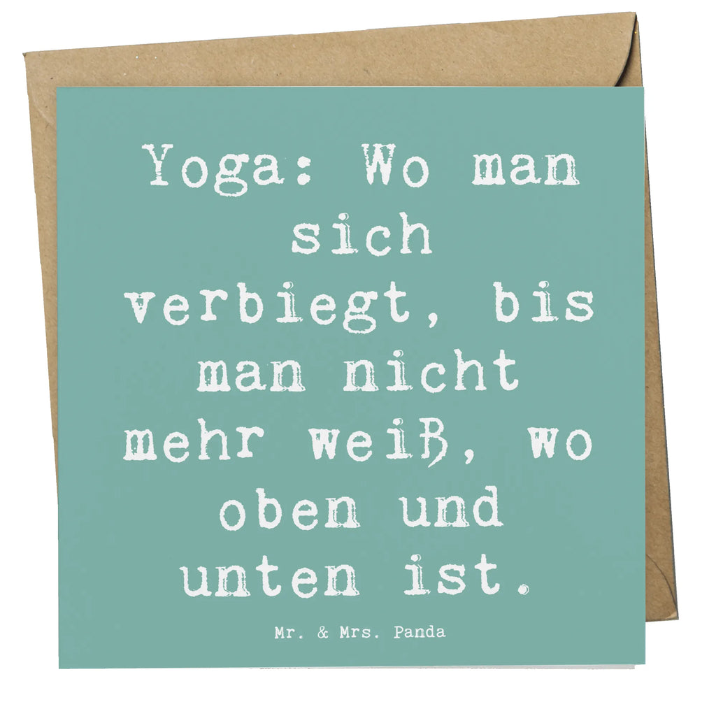 Deluxe Karte Spruch Yoga Balance Karte, Grußkarte, Klappkarte, Einladungskarte, Glückwunschkarte, Hochzeitskarte, Geburtstagskarte, Hochwertige Grußkarte, Hochwertige Klappkarte, Geschenk, Sport, Sportart, Hobby, Schenken, Danke, Dankeschön, Auszeichnung, Gewinn, Sportler