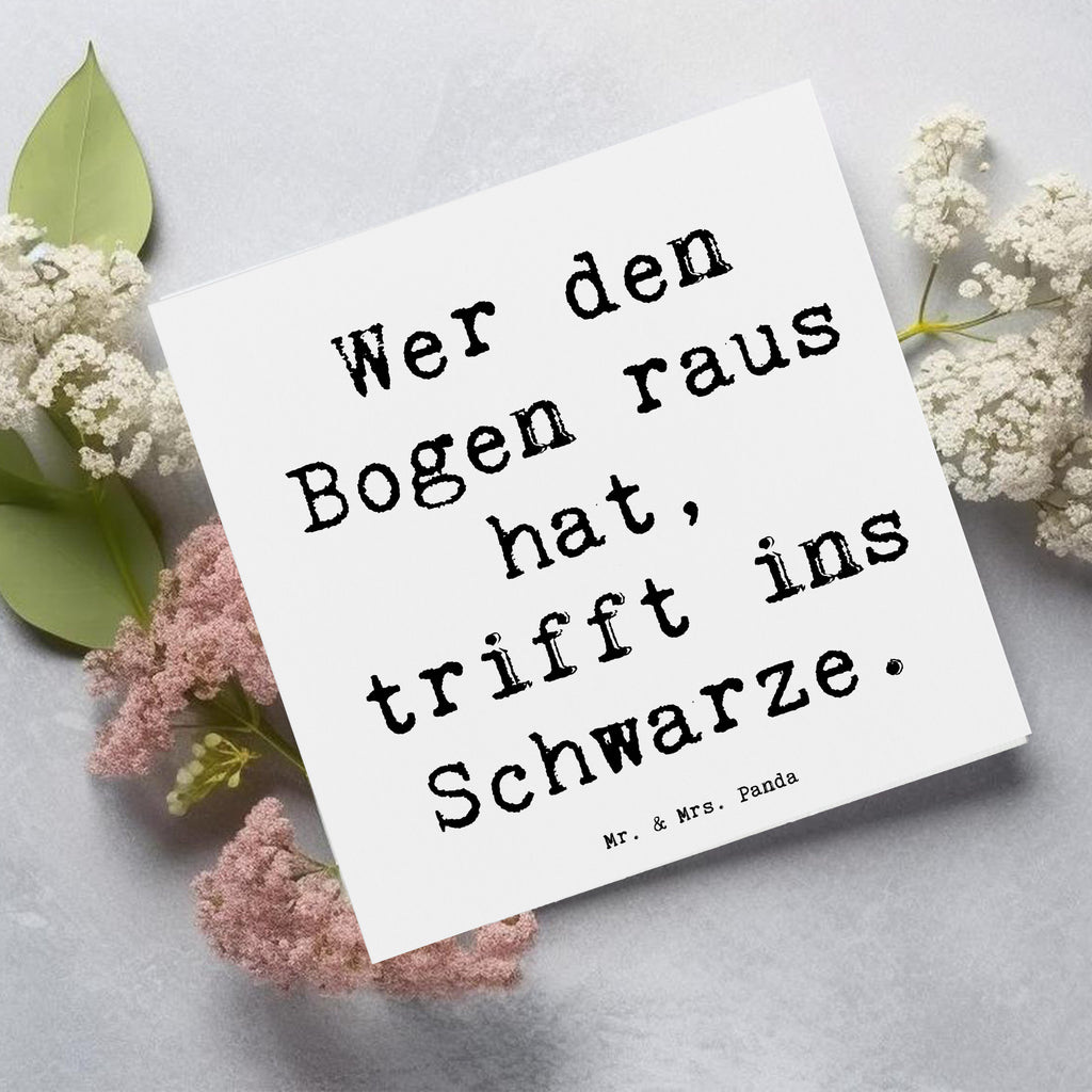 Deluxe Karte Spruch Bogensport Meister Karte, Grußkarte, Klappkarte, Einladungskarte, Glückwunschkarte, Hochzeitskarte, Geburtstagskarte, Hochwertige Grußkarte, Hochwertige Klappkarte, Geschenk, Sport, Sportart, Hobby, Schenken, Danke, Dankeschön, Auszeichnung, Gewinn, Sportler