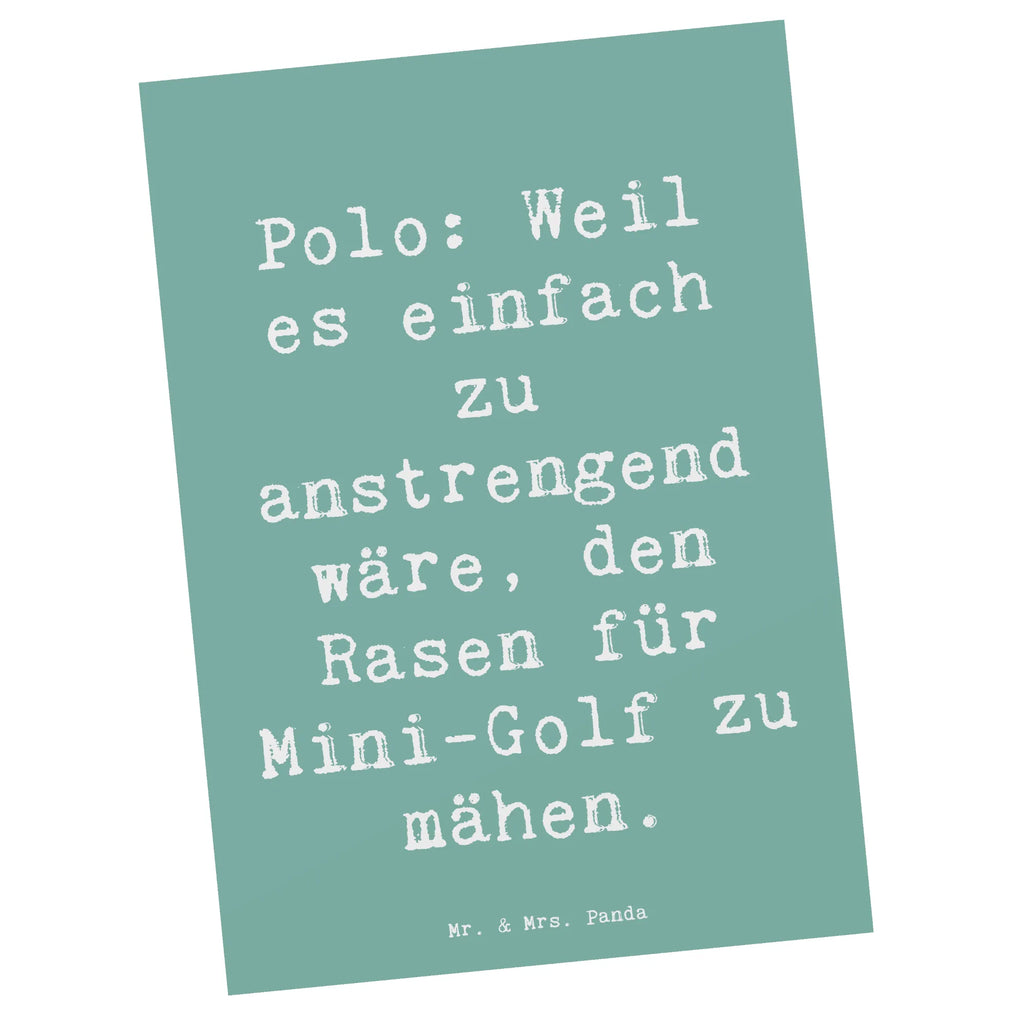 Postkarte Spruch Polo Spaß Postkarte, Karte, Geschenkkarte, Grußkarte, Einladung, Ansichtskarte, Geburtstagskarte, Einladungskarte, Dankeskarte, Ansichtskarten, Einladung Geburtstag, Einladungskarten Geburtstag, Geschenk, Sport, Sportart, Hobby, Schenken, Danke, Dankeschön, Auszeichnung, Gewinn, Sportler