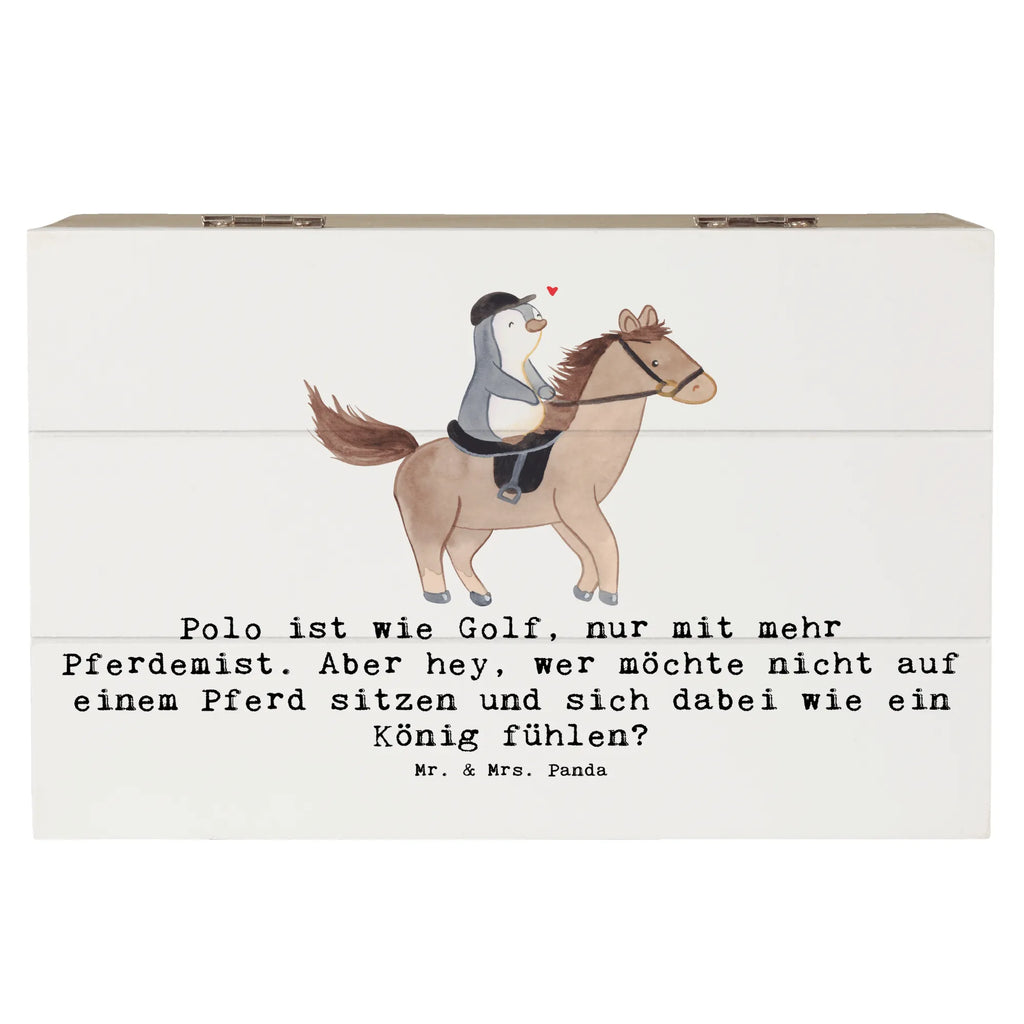 Holzkiste Polo Abenteuer Holzkiste, Kiste, Schatzkiste, Truhe, Schatulle, XXL, Erinnerungsbox, Erinnerungskiste, Dekokiste, Aufbewahrungsbox, Geschenkbox, Geschenkdose, Geschenk, Sport, Sportart, Hobby, Schenken, Danke, Dankeschön, Auszeichnung, Gewinn, Sportler