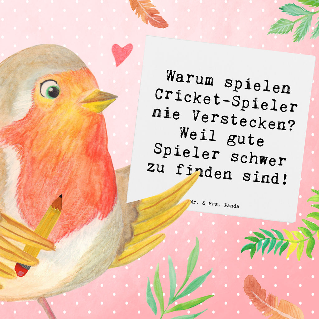 Deluxe Karte Spruch Cricket Verstecken Karte, Grußkarte, Klappkarte, Einladungskarte, Glückwunschkarte, Hochzeitskarte, Geburtstagskarte, Hochwertige Grußkarte, Hochwertige Klappkarte, Geschenk, Sport, Sportart, Hobby, Schenken, Danke, Dankeschön, Auszeichnung, Gewinn, Sportler