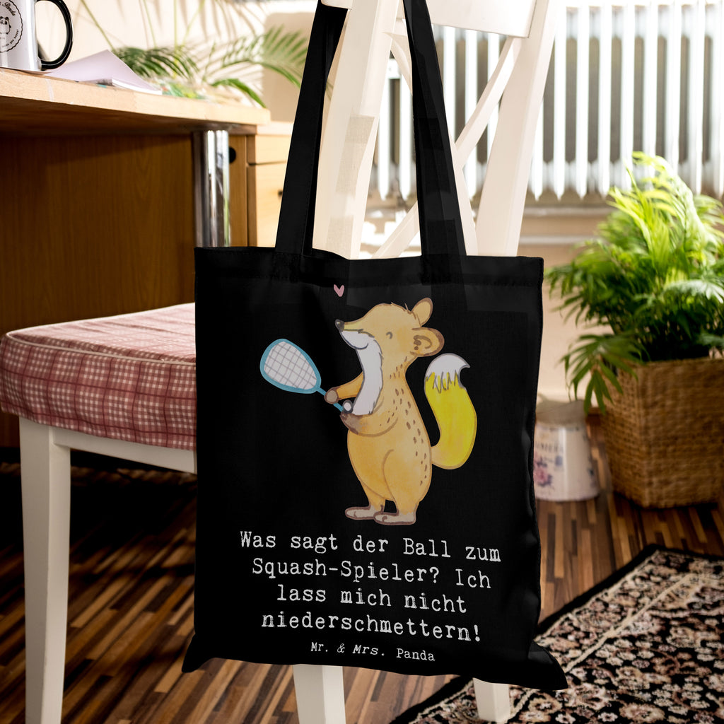 Tragetasche Squash Humor Beuteltasche, Beutel, Einkaufstasche, Jutebeutel, Stoffbeutel, Tasche, Shopper, Umhängetasche, Strandtasche, Schultertasche, Stofftasche, Tragetasche, Badetasche, Jutetasche, Einkaufstüte, Laptoptasche, Geschenk, Sport, Sportart, Hobby, Schenken, Danke, Dankeschön, Auszeichnung, Gewinn, Sportler