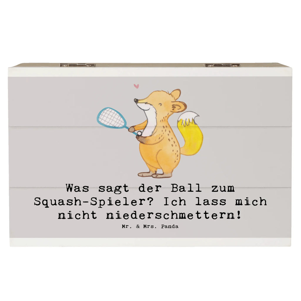 Holzkiste Squash Humor Holzkiste, Kiste, Schatzkiste, Truhe, Schatulle, XXL, Erinnerungsbox, Erinnerungskiste, Dekokiste, Aufbewahrungsbox, Geschenkbox, Geschenkdose, Geschenk, Sport, Sportart, Hobby, Schenken, Danke, Dankeschön, Auszeichnung, Gewinn, Sportler