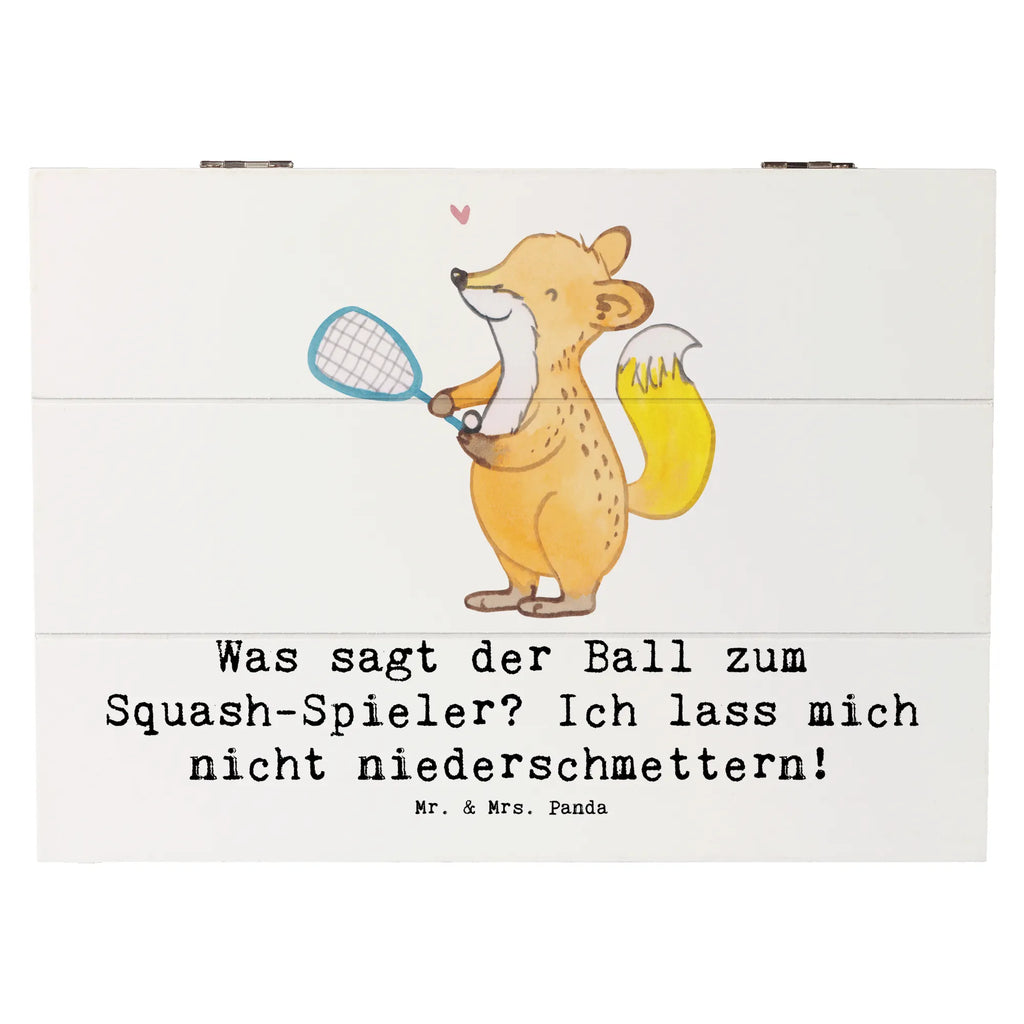 Holzkiste Squash Humor Holzkiste, Kiste, Schatzkiste, Truhe, Schatulle, XXL, Erinnerungsbox, Erinnerungskiste, Dekokiste, Aufbewahrungsbox, Geschenkbox, Geschenkdose, Geschenk, Sport, Sportart, Hobby, Schenken, Danke, Dankeschön, Auszeichnung, Gewinn, Sportler