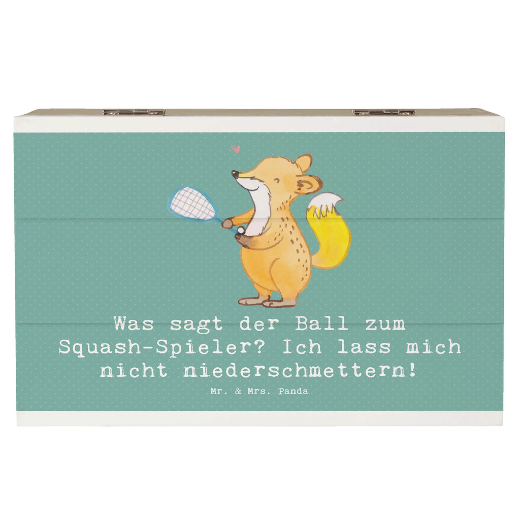 Holzkiste Squash Humor Holzkiste, Kiste, Schatzkiste, Truhe, Schatulle, XXL, Erinnerungsbox, Erinnerungskiste, Dekokiste, Aufbewahrungsbox, Geschenkbox, Geschenkdose, Geschenk, Sport, Sportart, Hobby, Schenken, Danke, Dankeschön, Auszeichnung, Gewinn, Sportler