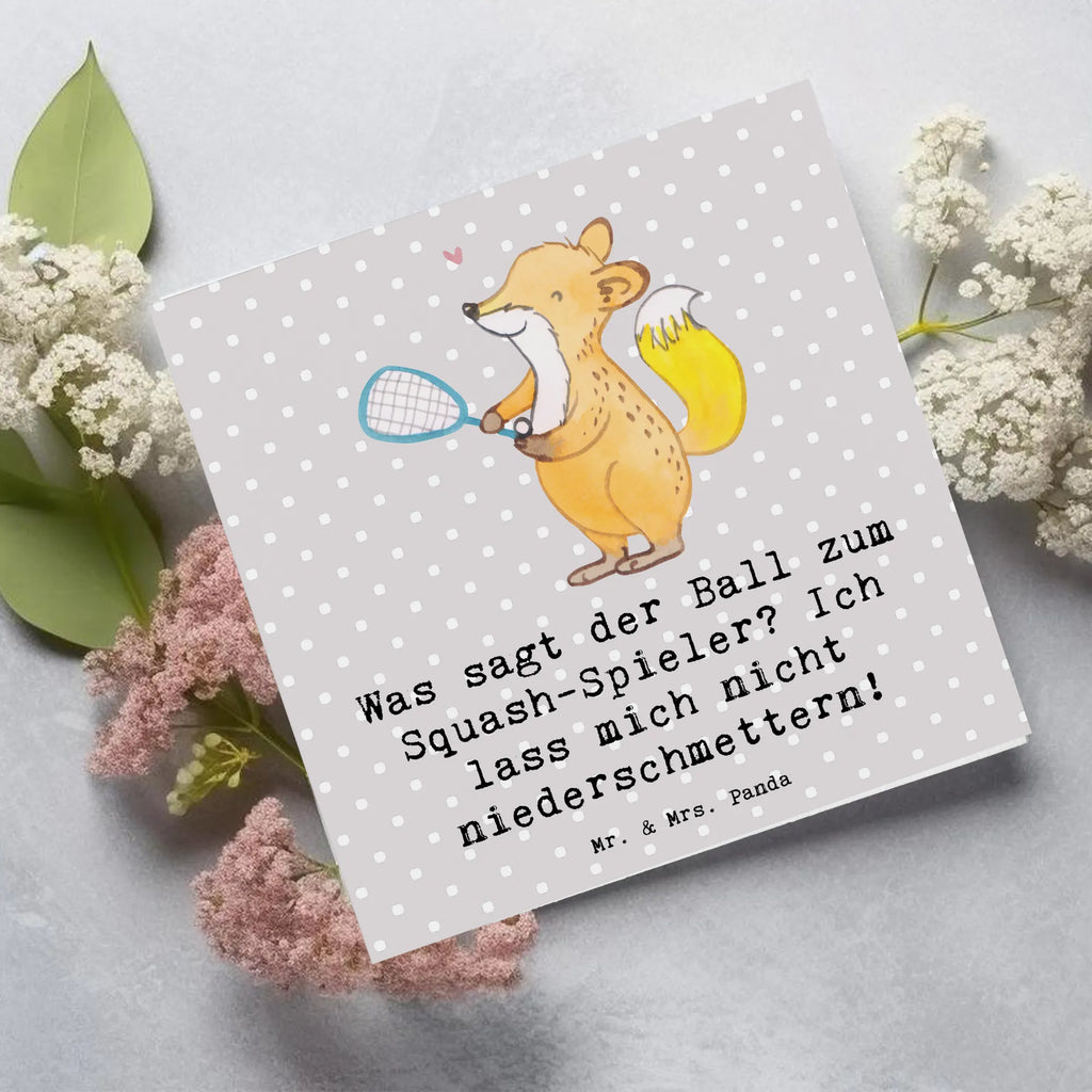 Deluxe Karte Squash Humor Karte, Grußkarte, Klappkarte, Einladungskarte, Glückwunschkarte, Hochzeitskarte, Geburtstagskarte, Hochwertige Grußkarte, Hochwertige Klappkarte, Geschenk, Sport, Sportart, Hobby, Schenken, Danke, Dankeschön, Auszeichnung, Gewinn, Sportler