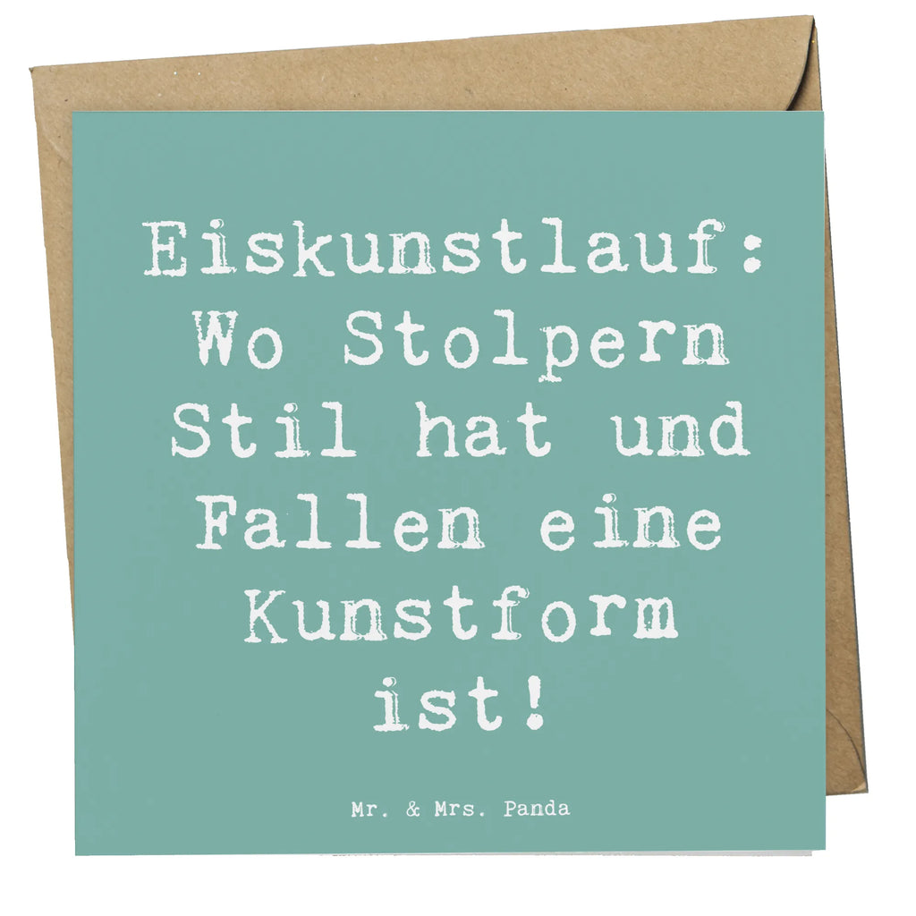 Deluxe Karte Eiskunstlauf Kunst Karte, Grußkarte, Klappkarte, Einladungskarte, Glückwunschkarte, Hochzeitskarte, Geburtstagskarte, Hochwertige Grußkarte, Hochwertige Klappkarte, Geschenk, Sport, Sportart, Hobby, Schenken, Danke, Dankeschön, Auszeichnung, Gewinn, Sportler