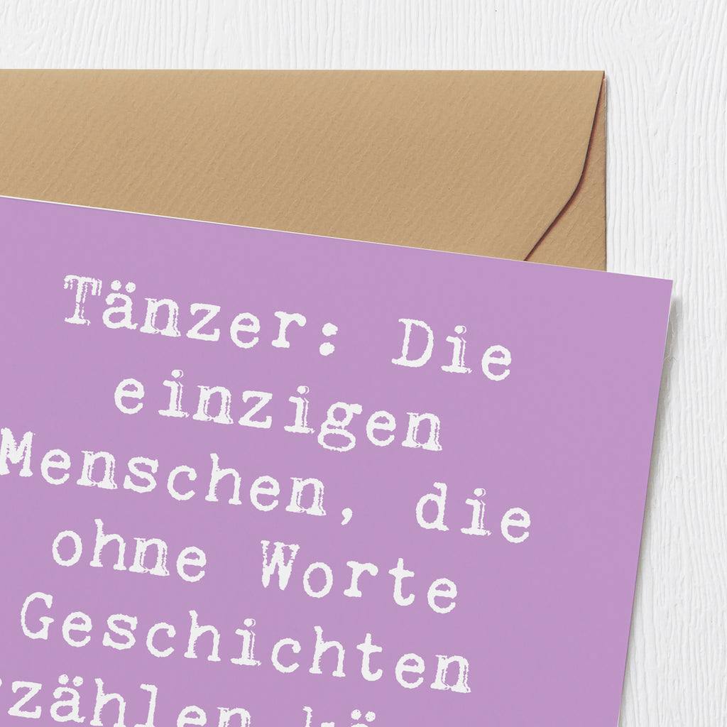 Deluxe Karte Spruch Tanzen Geschichten Karte, Grußkarte, Klappkarte, Einladungskarte, Glückwunschkarte, Hochzeitskarte, Geburtstagskarte, Hochwertige Grußkarte, Hochwertige Klappkarte, Geschenk, Sport, Sportart, Hobby, Schenken, Danke, Dankeschön, Auszeichnung, Gewinn, Sportler