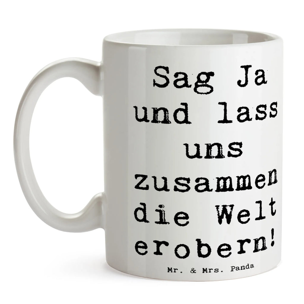 Tasse Spruch Heiratsantrag Abenteuer Tasse, Kaffeetasse, Teetasse, Becher, Kaffeebecher, Teebecher, Keramiktasse, Porzellantasse, Büro Tasse, Geschenk Tasse, Tasse Sprüche, Tasse Motive, Kaffeetassen, Tasse bedrucken, Designer Tasse, Cappuccino Tassen, Schöne Teetassen, Hochzeit, Hochzeitsgeschenk, Ehe, Hochzeitsfeier, Trauung, Trauungsgeschenk, Hochzeitskarte, Verlobungsfeier, Verlobungsgeschenk, Hochzeitsgeschenkideen, Hochzeitsgeschenke für Brautpaar