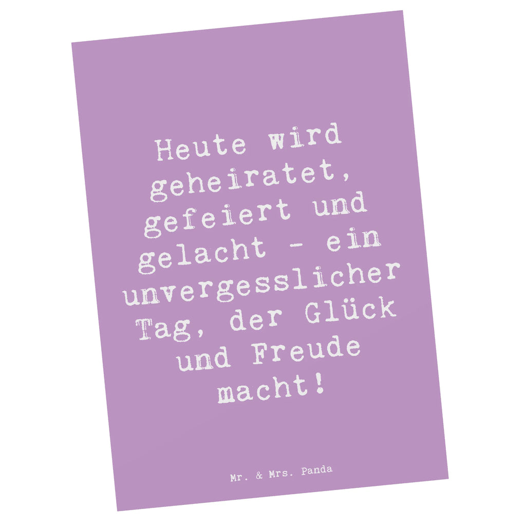 Postkarte Heute wird geheiratet, gefeiert und gelacht - ein unvergesslicher Tag, der Glück und Freude macht! Postkarte, Karte, Geschenkkarte, Grußkarte, Einladung, Ansichtskarte, Geburtstagskarte, Einladungskarte, Dankeskarte, Ansichtskarten, Einladung Geburtstag, Einladungskarten Geburtstag, Hochzeit, Hochzeitsgeschenk, Ehe, Hochzeitsfeier, Trauung, Trauungsgeschenk, Hochzeitskarte, Verlobungsfeier, Verlobungsgeschenk, Hochzeitsgeschenkideen, Hochzeitsgeschenke für Brautpaar