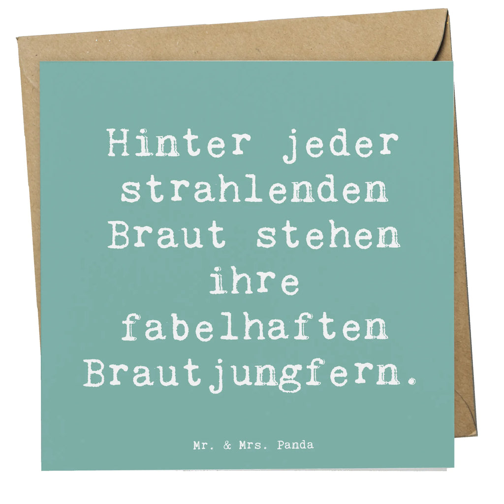 Deluxe Karte Hinter jeder strahlenden Braut stehen ihre fabelhaften Brautjungfern. Karte, Grußkarte, Klappkarte, Einladungskarte, Glückwunschkarte, Hochzeitskarte, Geburtstagskarte, Hochwertige Grußkarte, Hochwertige Klappkarte, Hochzeit, Hochzeitsgeschenk, Ehe, Hochzeitsfeier, Trauung, Trauungsgeschenk, Verlobungsfeier, Verlobungsgeschenk, Hochzeitsgeschenkideen, Hochzeitsgeschenke für Brautpaar