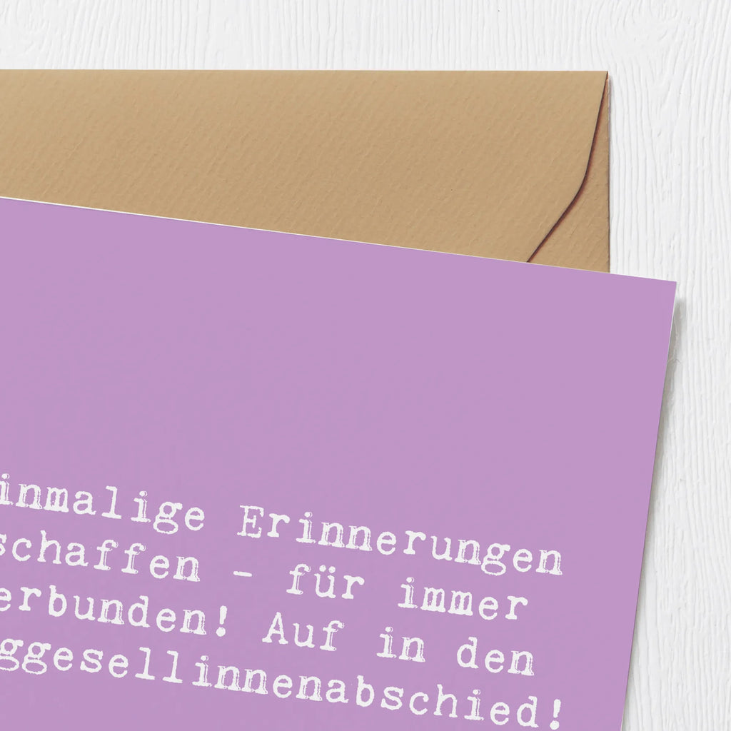 Deluxe Karte Einmalige Erinnerungen schaffen - für immer verbunden! Auf in den Junggesellinnenabschied! Karte, Grußkarte, Klappkarte, Einladungskarte, Glückwunschkarte, Hochzeitskarte, Geburtstagskarte, Hochwertige Grußkarte, Hochwertige Klappkarte, Hochzeit, Hochzeitsgeschenk, Ehe, Hochzeitsfeier, Trauung, Trauungsgeschenk, Verlobungsfeier, Verlobungsgeschenk, Hochzeitsgeschenkideen, Hochzeitsgeschenke für Brautpaar