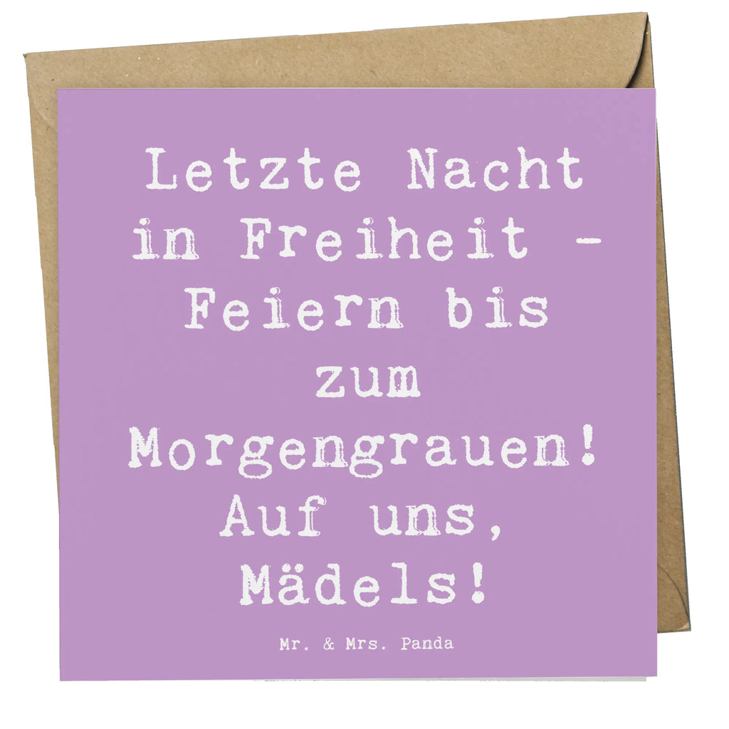 Deluxe Karte Spruch Junggesellinnenabschied Feiern Karte, Grußkarte, Klappkarte, Einladungskarte, Glückwunschkarte, Hochzeitskarte, Geburtstagskarte, Hochwertige Grußkarte, Hochwertige Klappkarte, Hochzeit, Hochzeitsgeschenk, Ehe, Hochzeitsfeier, Trauung, Trauungsgeschenk, Verlobungsfeier, Verlobungsgeschenk, Hochzeitsgeschenkideen, Hochzeitsgeschenke für Brautpaar