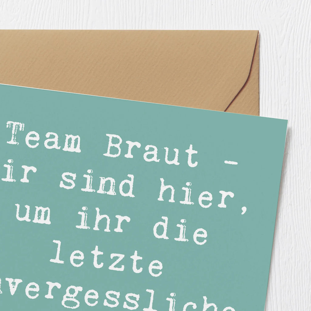 Deluxe Karte Spruch Junggesellinnenabschied Team Braut Karte, Grußkarte, Klappkarte, Einladungskarte, Glückwunschkarte, Hochzeitskarte, Geburtstagskarte, Hochwertige Grußkarte, Hochwertige Klappkarte, Hochzeit, Hochzeitsgeschenk, Ehe, Hochzeitsfeier, Trauung, Trauungsgeschenk, Verlobungsfeier, Verlobungsgeschenk, Hochzeitsgeschenkideen, Hochzeitsgeschenke für Brautpaar