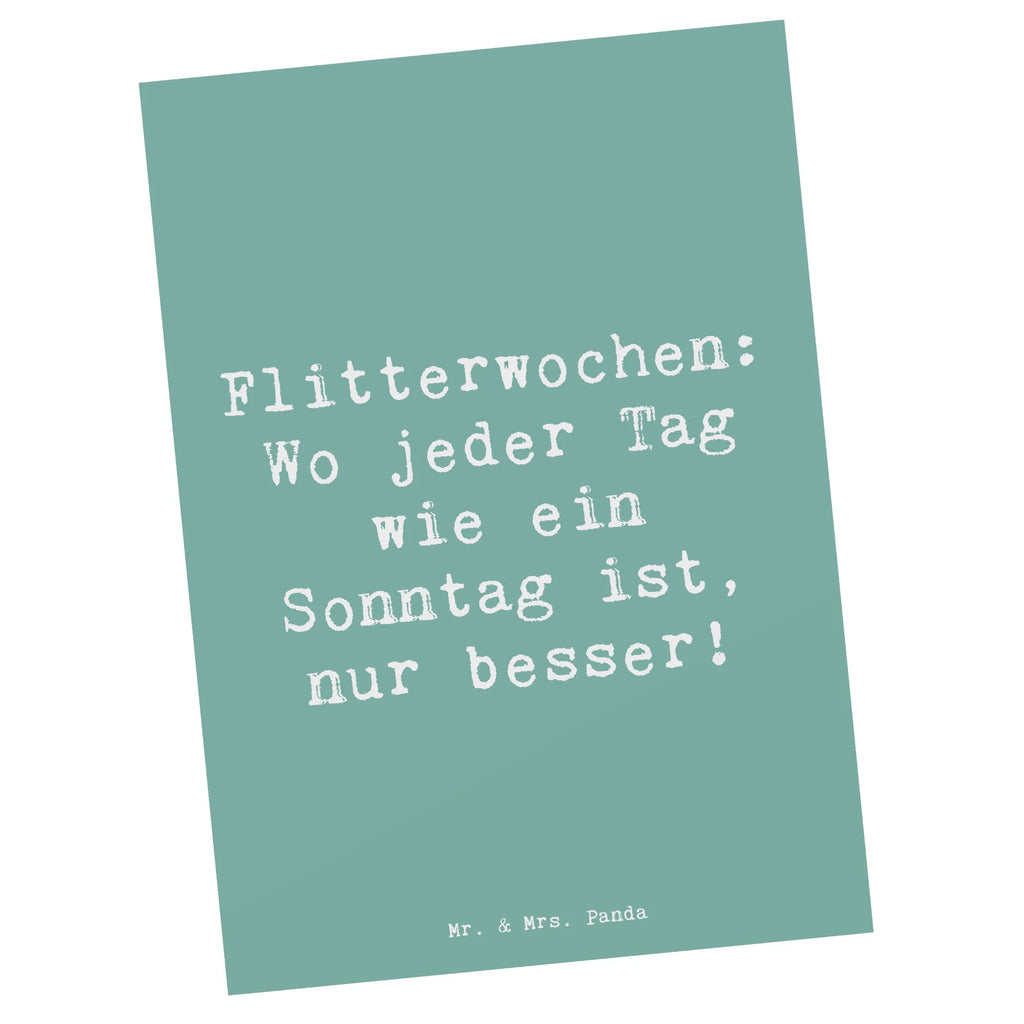 Postkarte Spruch Flitterwochen-Magie Postkarte, Karte, Geschenkkarte, Grußkarte, Einladung, Ansichtskarte, Geburtstagskarte, Einladungskarte, Dankeskarte, Ansichtskarten, Einladung Geburtstag, Einladungskarten Geburtstag, Hochzeit, Hochzeitsgeschenk, Ehe, Hochzeitsfeier, Trauung, Trauungsgeschenk, Hochzeitskarte, Verlobungsfeier, Verlobungsgeschenk, Hochzeitsgeschenkideen, Hochzeitsgeschenke für Brautpaar