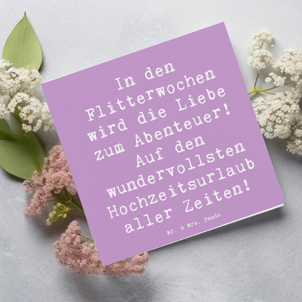 Deluxe Karte Spruch Flitterwochen Abenteuer Karte, Grußkarte, Klappkarte, Einladungskarte, Glückwunschkarte, Hochzeitskarte, Geburtstagskarte, Hochwertige Grußkarte, Hochwertige Klappkarte, Hochzeit, Hochzeitsgeschenk, Ehe, Hochzeitsfeier, Trauung, Trauungsgeschenk, Verlobungsfeier, Verlobungsgeschenk, Hochzeitsgeschenkideen, Hochzeitsgeschenke für Brautpaar