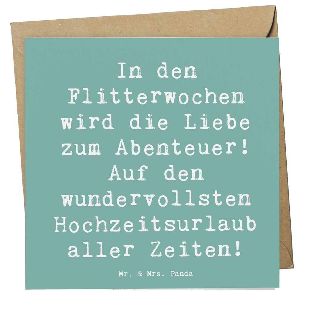 Deluxe Karte Spruch Flitterwochen Abenteuer Karte, Grußkarte, Klappkarte, Einladungskarte, Glückwunschkarte, Hochzeitskarte, Geburtstagskarte, Hochwertige Grußkarte, Hochwertige Klappkarte, Hochzeit, Hochzeitsgeschenk, Ehe, Hochzeitsfeier, Trauung, Trauungsgeschenk, Verlobungsfeier, Verlobungsgeschenk, Hochzeitsgeschenkideen, Hochzeitsgeschenke für Brautpaar