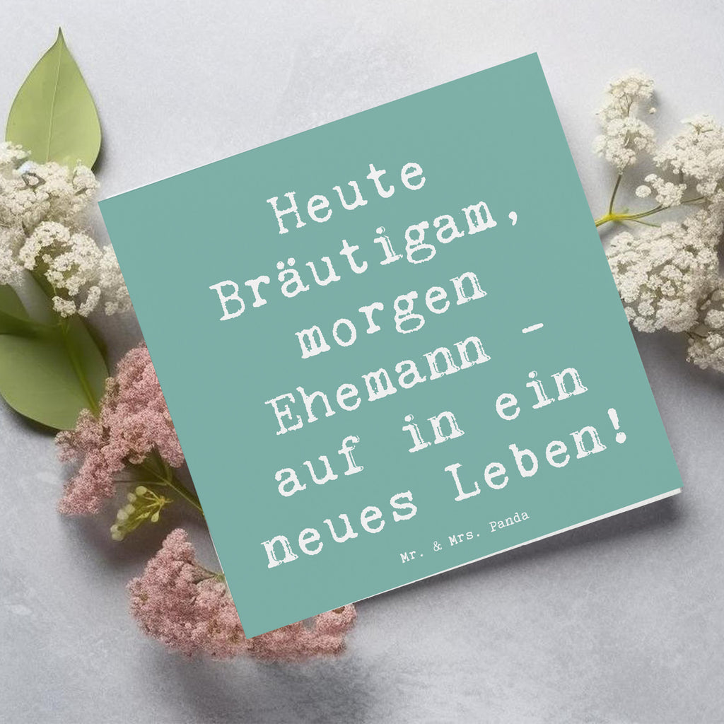 Deluxe Karte Spruch Bräutigam Heute Karte, Grußkarte, Klappkarte, Einladungskarte, Glückwunschkarte, Hochzeitskarte, Geburtstagskarte, Hochwertige Grußkarte, Hochwertige Klappkarte, Hochzeit, Hochzeitsgeschenk, Ehe, Hochzeitsfeier, Trauung, Trauungsgeschenk, Verlobungsfeier, Verlobungsgeschenk, Hochzeitsgeschenkideen, Hochzeitsgeschenke für Brautpaar