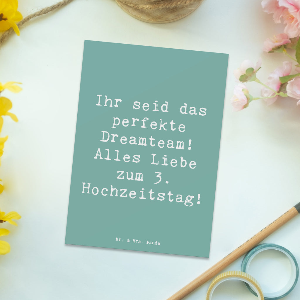 Postkarte Spruch 3. Hochzeitstag Lederhochzeit Dreamteam Postkarte, Karte, Geschenkkarte, Grußkarte, Einladung, Ansichtskarte, Geburtstagskarte, Einladungskarte, Dankeskarte, Ansichtskarten, Einladung Geburtstag, Einladungskarten Geburtstag, Hochzeit, Hochzeitsgeschenk, Ehe, Hochzeitsfeier, Trauung, Trauungsgeschenk, Hochzeitskarte, Verlobungsfeier, Verlobungsgeschenk, Hochzeitsgeschenkideen, Hochzeitsgeschenke für Brautpaar