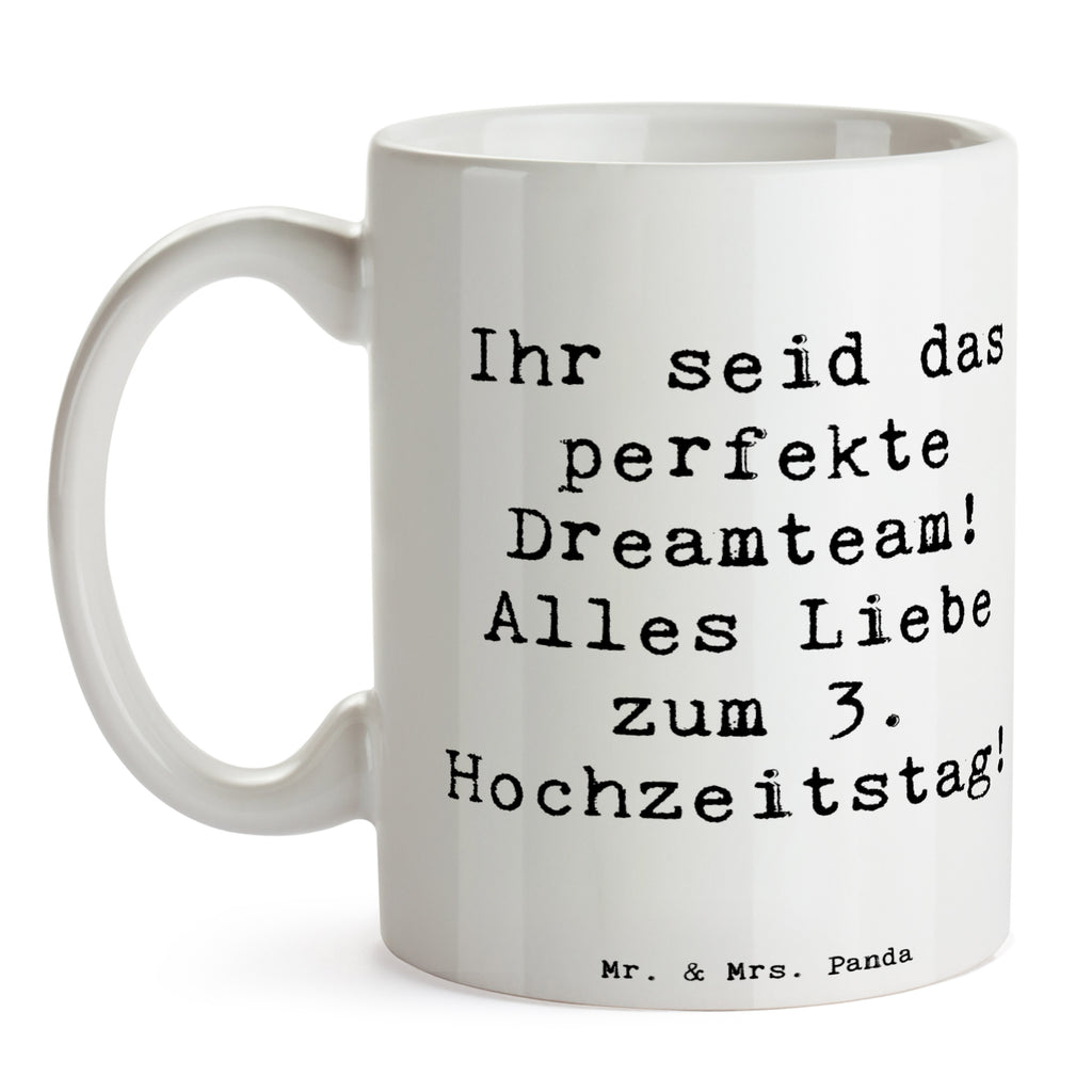 Tasse Spruch 3. Hochzeitstag Lederhochzeit Dreamteam Tasse, Kaffeetasse, Teetasse, Becher, Kaffeebecher, Teebecher, Keramiktasse, Porzellantasse, Büro Tasse, Geschenk Tasse, Tasse Sprüche, Tasse Motive, Kaffeetassen, Tasse bedrucken, Designer Tasse, Cappuccino Tassen, Schöne Teetassen, Hochzeit, Hochzeitsgeschenk, Ehe, Hochzeitsfeier, Trauung, Trauungsgeschenk, Hochzeitskarte, Verlobungsfeier, Verlobungsgeschenk, Hochzeitsgeschenkideen, Hochzeitsgeschenke für Brautpaar