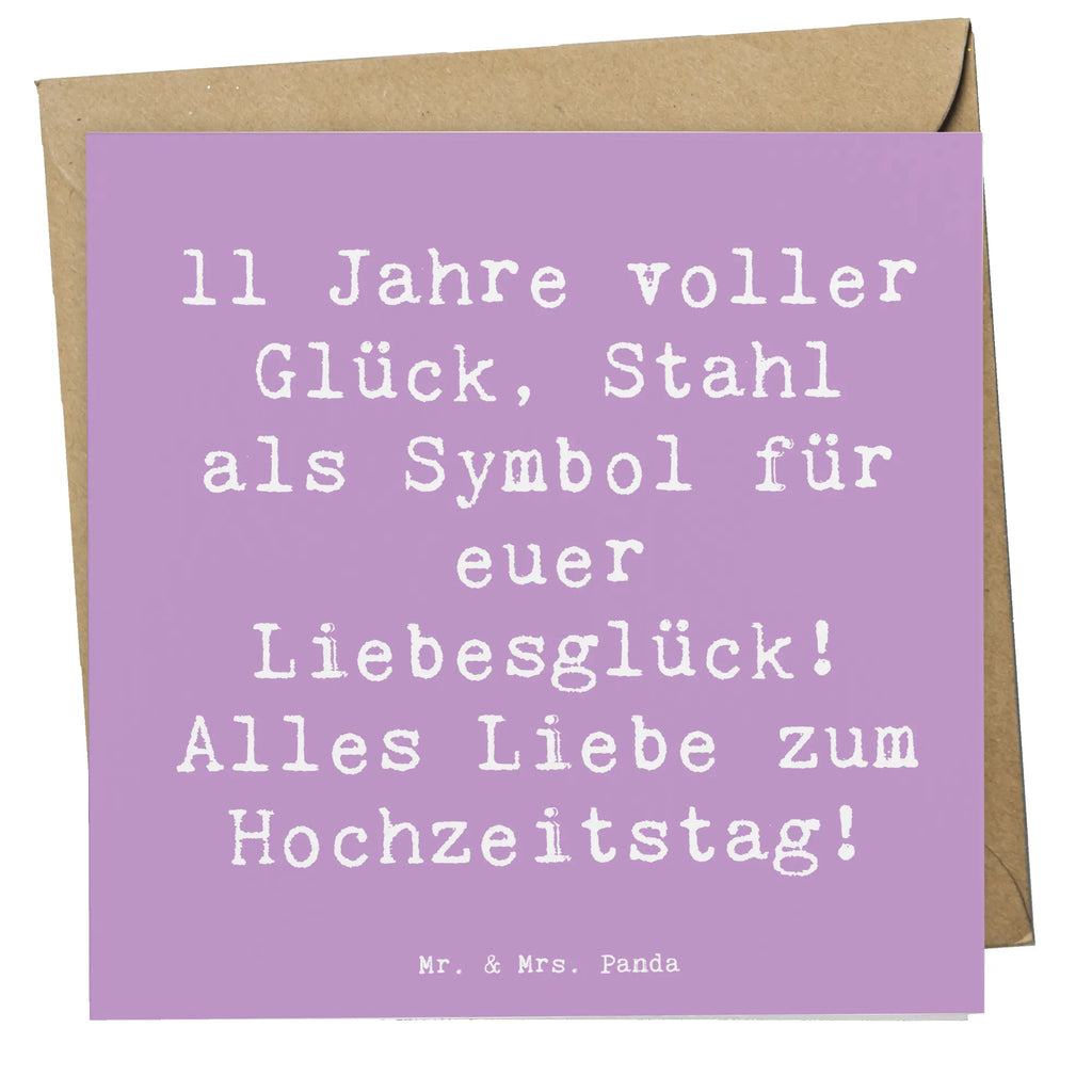 Deluxe Karte Spruch 11. Hochzeitstag Stahlhochzeit Karte, Grußkarte, Klappkarte, Einladungskarte, Glückwunschkarte, Hochzeitskarte, Geburtstagskarte, Hochwertige Grußkarte, Hochwertige Klappkarte, Hochzeit, Hochzeitsgeschenk, Ehe, Hochzeitsfeier, Trauung, Trauungsgeschenk, Verlobungsfeier, Verlobungsgeschenk, Hochzeitsgeschenkideen, Hochzeitsgeschenke für Brautpaar