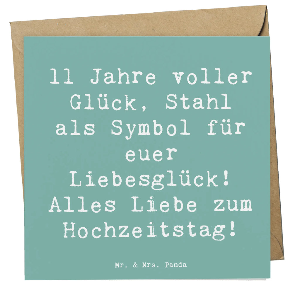 Deluxe Karte Spruch 11. Hochzeitstag Stahlhochzeit Karte, Grußkarte, Klappkarte, Einladungskarte, Glückwunschkarte, Hochzeitskarte, Geburtstagskarte, Hochwertige Grußkarte, Hochwertige Klappkarte, Hochzeit, Hochzeitsgeschenk, Ehe, Hochzeitsfeier, Trauung, Trauungsgeschenk, Verlobungsfeier, Verlobungsgeschenk, Hochzeitsgeschenkideen, Hochzeitsgeschenke für Brautpaar